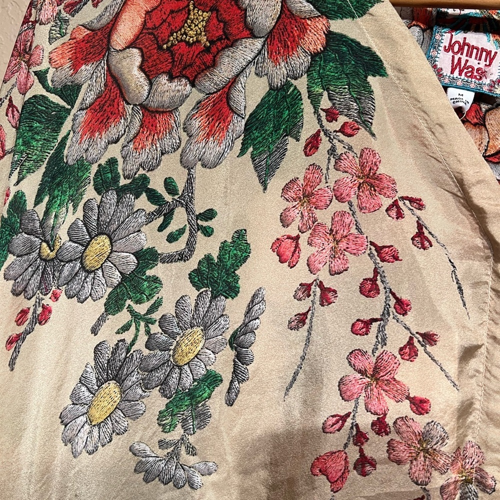 JOHNNY WAS Silk dress slip. 445 RETAIL.  Rare item
Style:C39820A6 - Picture 2 of 6